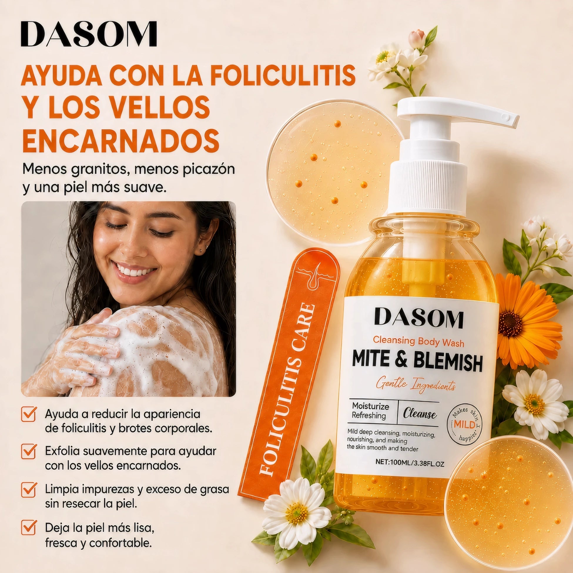 Jabón Corporal Exfoliante Anti-Brotes