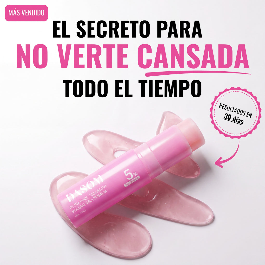 Bálsamo Multiuso Volumizador con Colágeno y Cafeína PDRN Coreano